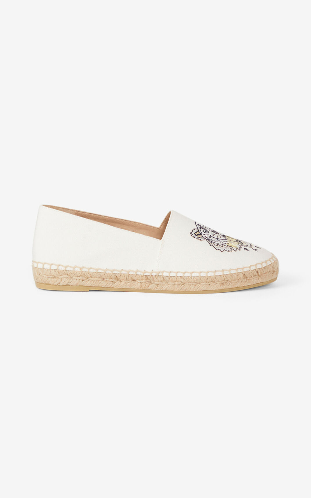 Alpargatas Kenzo Tiger Lona Feminino - Branco | 462MLAFKP